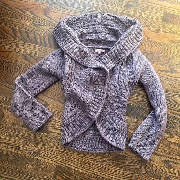 Hekla & Co Sweaters - Made in Italy Wool blend Purple Knit Sweater XS